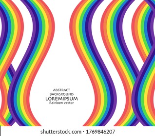 Rainbow abstract vector background. Can be used for wallpaper, pattern fills, textile, web page background, surface textures, Image for advertising booklets, banners.
