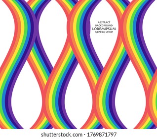 Rainbow abstract vector background. Can be used for wallpaper, pattern fills, textile, web page background, surface textures, Image for advertising booklets, banners.