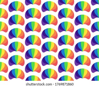 Rainbow abstract vector background. Can be used for wallpaper, pattern fills, textile, web page background, surface textures, Image for advertising booklets, banners.