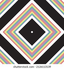 Arcoiris Argyle Diagonal rayado sin costura para textiles de moda, homeware, gráficos