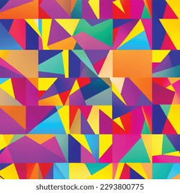 rainbow art colorful collage gradient background illustration