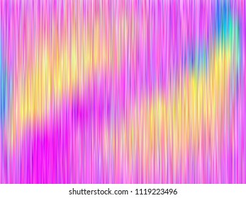 Rainbow aurora borealis. Abstract colorful background. Bright striped pattern Vector illustration 