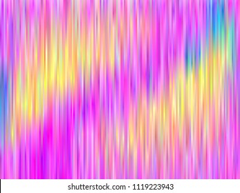 Rainbow aurora borealis. Abstract colorful background. Bright striped pattern Vector illustration 