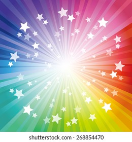 Rainbow background