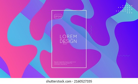 Rainbow Background. Abstract Design. Cool Landing Page. Colorful Brochure. Gradient Element. Flow Digital Flyer. Vibrant Frame. Blue Plastic Banner. Magenta Rainbow Background