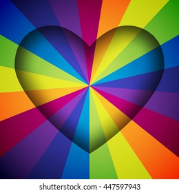 Rainbow background. Abstract vector rainbow background. Rainbow vector colors background.