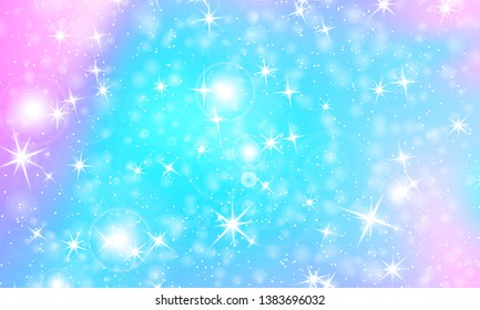 Rainbow background. Color princess background. Christmas rainbow backdrop. Vector illustration.
