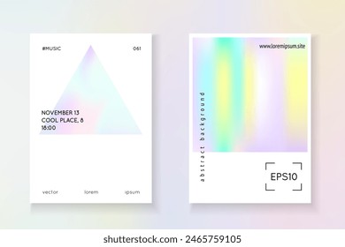 Rainbow Background. Color Texture. Chrome Screen. Holograph Pattern. Colourful Pearl Brochure. Pastel Concept. Pink Iridescent Paper. Blue Rainbow Background