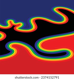 rainbow background, colorful, vector illustration 