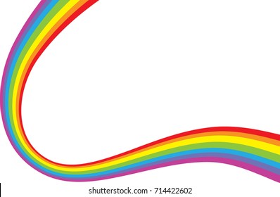 Rainbow Background Design Stock Vector (Royalty Free) 714422602