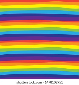 rainbow background in doodle style for multi purpose background or element vector