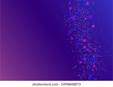 Rainbow Background. Falling Design. Purple Happy Serpentine. Disco Pattern. Modern Dust. Transparent Sparkle. Unicorn Effect. 3d Birthday Backdrop. Blue Rainbow Background