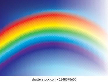 Rainbow background with geometric texture, vector illustration, eps-8