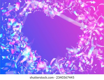 Fondo del Arcoiris. Aceite deslumbrante. Glitch Sparkles. Gradiente Prismático Disco. Arte de Fiesta. Luminoso. Glitter de cumpleaños. Textura láser azul. Fondo arcoiris rosa