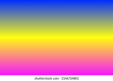 rainbow background. gradient blue, yellow, pink colors. good for web, mobile, presentation, banner, layout.