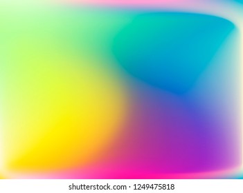 Rainbow background, gradients vector image of trendy colors