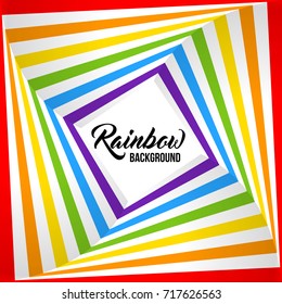 Rainbow background LGBT colors. Abstract geometric pattern. Vector illustration.