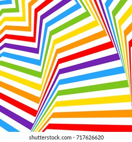 Rainbow background LGBT colors. Abstract geometric pattern. Vector illustration.