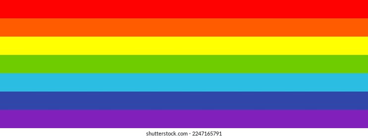 Rainbow background. LGBT flag illustration. Homosexual pride. Flat colors image.