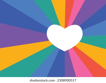 Rainbow background . LGBT flag. Pride.Diversity. Fabric Colorful.