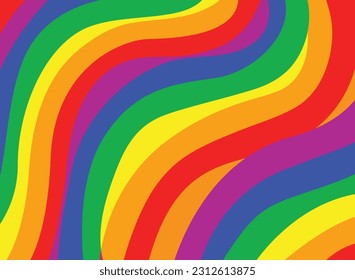 Rainbow background . LGBT flag. Pride.Diversity. Fabric Colorful.