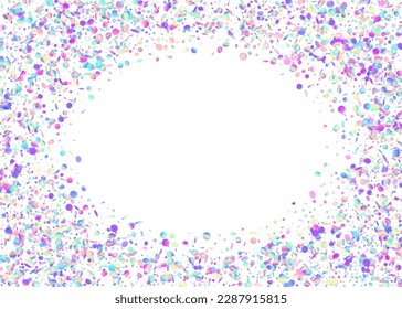 Regenbogenhintergrund. Luxus Art. Party Element. Realistische Disco-Bildschirmhintergründe. Fiesta Foil. Violet Laser Glitter. Neon Tinsel. Glitch Confetti. blauer Regenbogen-Hintergrund