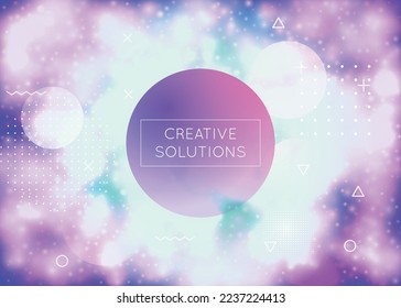 Rainbow Background. Modern Texture. Minimal Shape. Purple Light Pattern. Soft Poster. Vibrant Dots. Summer Flyer. Magic Business Composition. Violet Rainbow Background