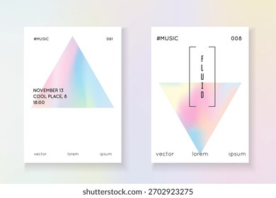 Rainbow Background. Pearlescent Fluid. Isolated Metal Template. Graphic Effect. Crystal Concept. Violet Gradient Cover. Color Shape. Blue Rainbow Background