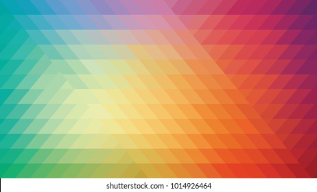 Rainbow background. 
Polygonal vector.