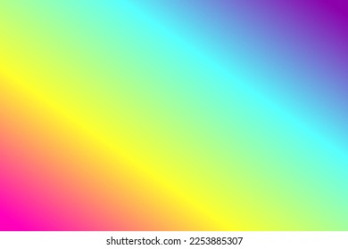 rainbow background. purple blue yellow pink gradation. colorful gradient. good for banner, website, template, presentation, image.