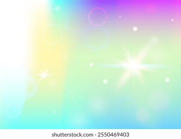 Rainbow Background. Purple Kawaii Gradient. Magic Pattern. Holographic Mystical Mesh. Pink Magical Hologram. Lilac Colorful Invitation. Unicorn Backdrop. Candy Rainbow Background.