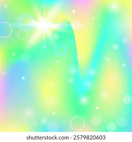 Rainbow Background. Purple Kawaii Pattern. Princess Invitation. Holographic Abstract Effect. Pink Colorful Gradient. Lilac Cosmic Hologram. Fairy Glitter. Party Rainbow Background.