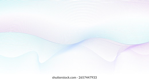 Fondo abstracto pastel suave con patrones ondulados que fluyen en colores blancos y claros, creando un efecto delicado, hermoso y elegante.