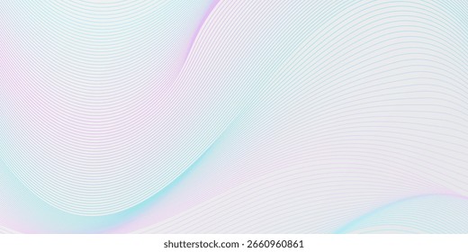 Fondo abstracto pastel suave con patrones ondulados que fluyen en colores blancos y claros, creando un efecto delicado, hermoso y elegante.