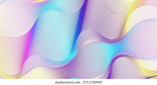 Fondo abstracto pastel suave con patrones ondulados que fluyen en colores blancos y claros, creando un efecto delicado, hermoso y elegante.