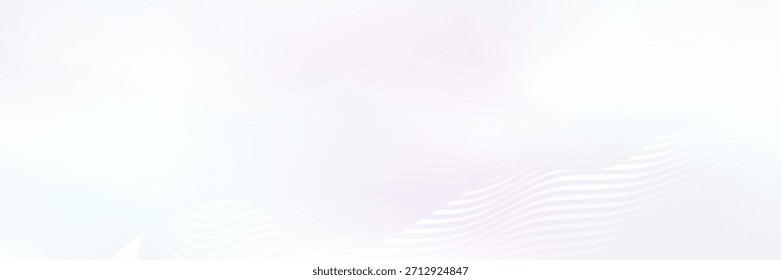 Regenbogenhintergrund. weicher, pastellabstrakter Hintergrund mit fließenden, wellenförmigen Mustern in Weiß- und Lichtfarben, die ein zartes Bild ergeben. Vektorgrafik