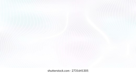 Fondo del arco iris. fondo abstracto pastel suave con patrones ondulados que fluyen en colores blancos y claros, creando un efecto delicado, hermoso y elegante. Ilustración vectorial