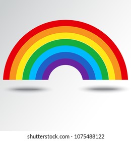 Rainbow background. Vector illustration