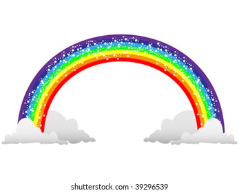 rainbow background vector illustration