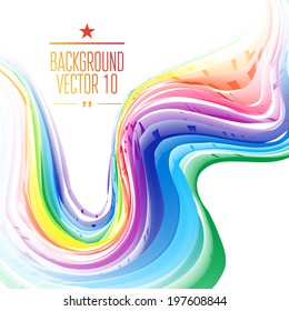 Rainbow background. Vector Illustration, Graphic Design Editable For Your Design.  