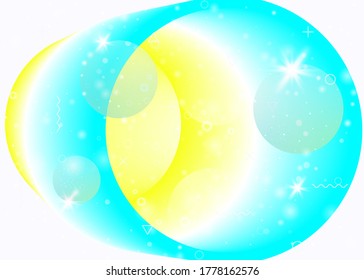 Rainbow background with vibrant gradients. Holographic dynamic fluid. Cosmos hologram. Graphic layout for cover, poster and presentation. Creative rainbow background.