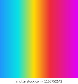 Rainbow background, wallpaper. Rainbow joyful template banner for leaflet. Design concept for non-traditional events, party. Vector illustration, image, background. Vivid idea. Vibrant gradient.