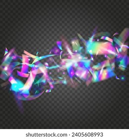 Rainbow Background. Webpunk Foil. Blue Shiny Glare. Metal Design. Glitch Confetti. Blur Realistic Sunlight. Birthday Glitter. Fantasy Art. Purple Rainbow Background