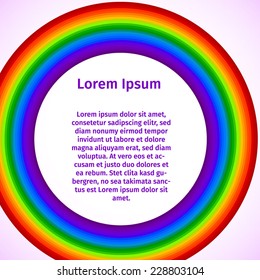 Rainbow background for your business presentation