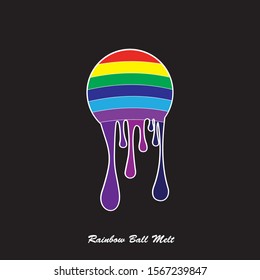 rainbow ball melt design for company store