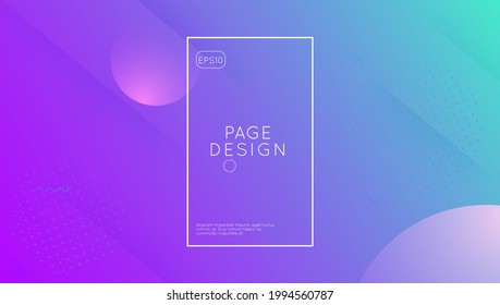 Cartel del arco iris. Plantilla de tecnología. Volante brillante rosa. Cool Landing Page. Marco gráfico. Formas abstractas. Diseño moderno de color. Afiche dinámico. Pancarta violeta arcoiris