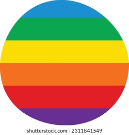 Rainbow blob hand drawn isolated abstract element for decoration, social media design card and template for flyer design.