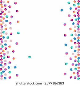 Rainbow Block Vector White Background. Gradient Style Polygon Image. Structure Rhombus Paper. Bright Box Graphic Wallpaper. - Powered by Shutterstock - Get 15% off with code: PIKWIZARD15