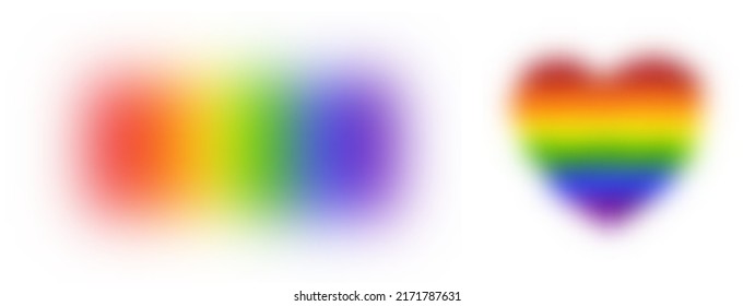 Rainbow blured abstract background for your design