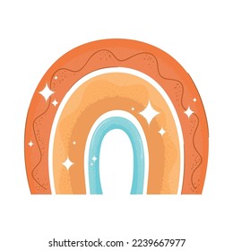 rainbow boho style fairytale icon
